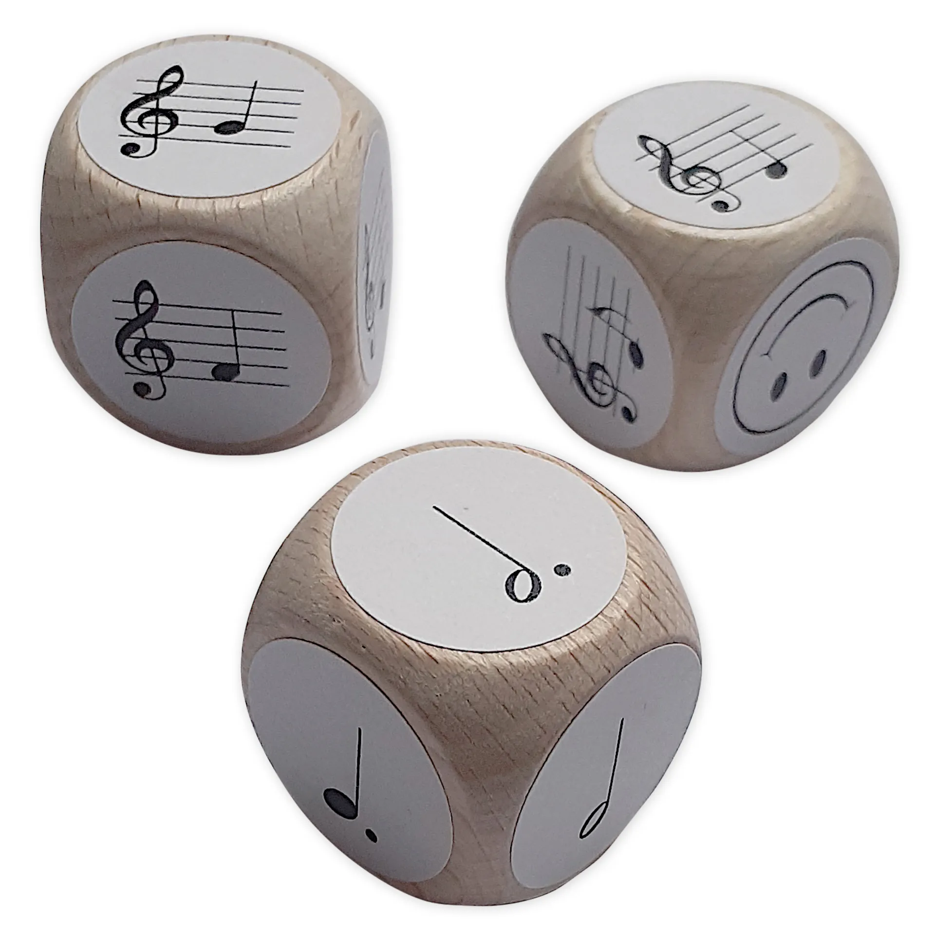 Set Würfel "Noten und Notenwerte", 3-tlg.