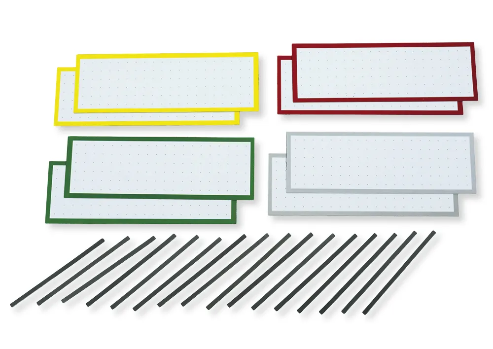TimeTEX Zeitstrahl "Flexaform" blanko, magnetisch, 64-tlg.