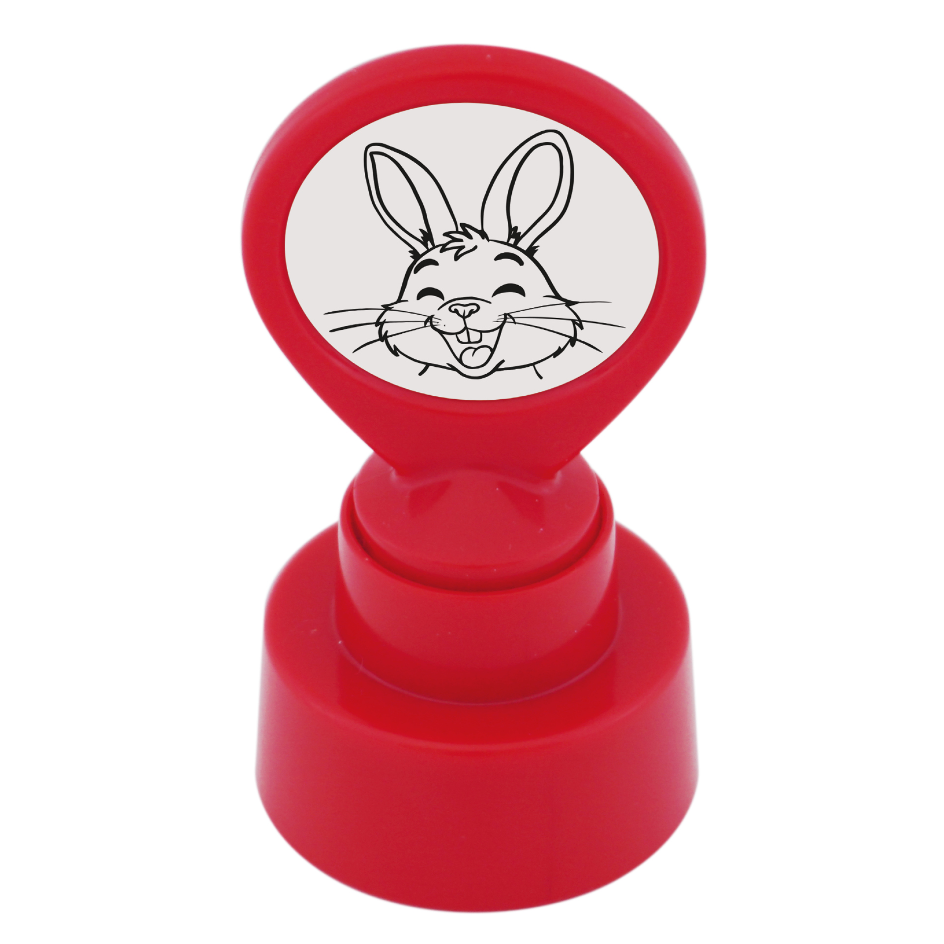Zeefdrukstempel "Perpetuum" rond "Haas"