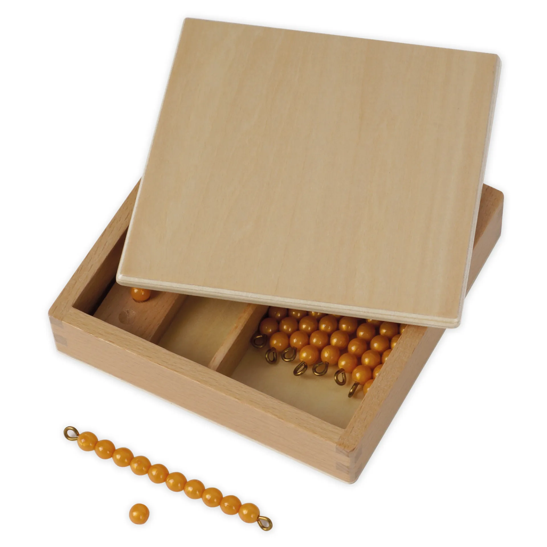 TimeTEX Set Seguintafeln II (11-99) und Kasten mit Perlen "Montessori Premium"