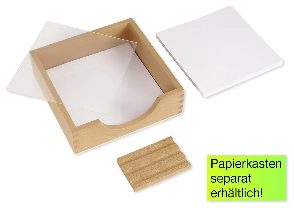 TimeTEX Papier-Unterlage, 14 x 14 cm "Montessori Premium"