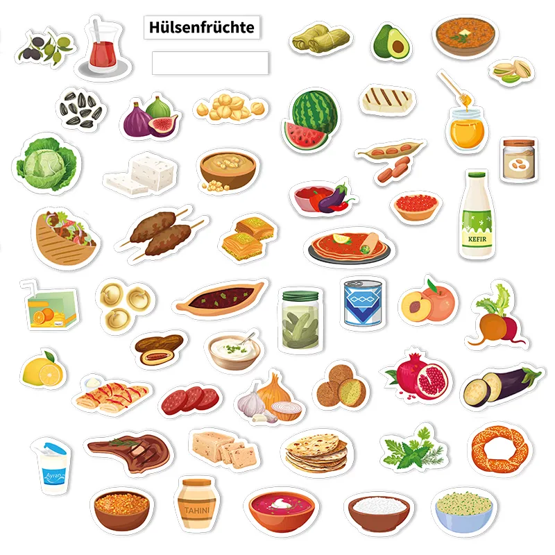 Alimente din Europa de Est și Orientul Mijlociu, magnetice, 53 piese