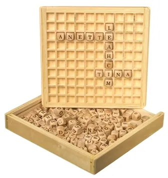 Wörter-Brett "Das Alphabet", mit 145 Würfeln