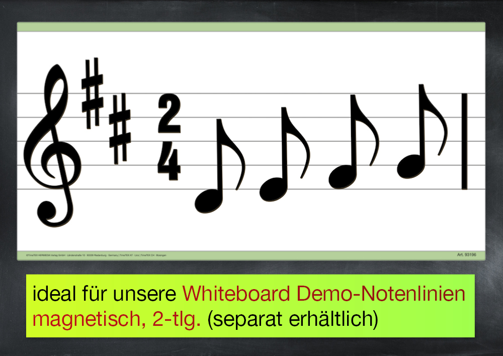 TimeTEX Basis-Notensatz XL, magnetisch, 369-tlg.