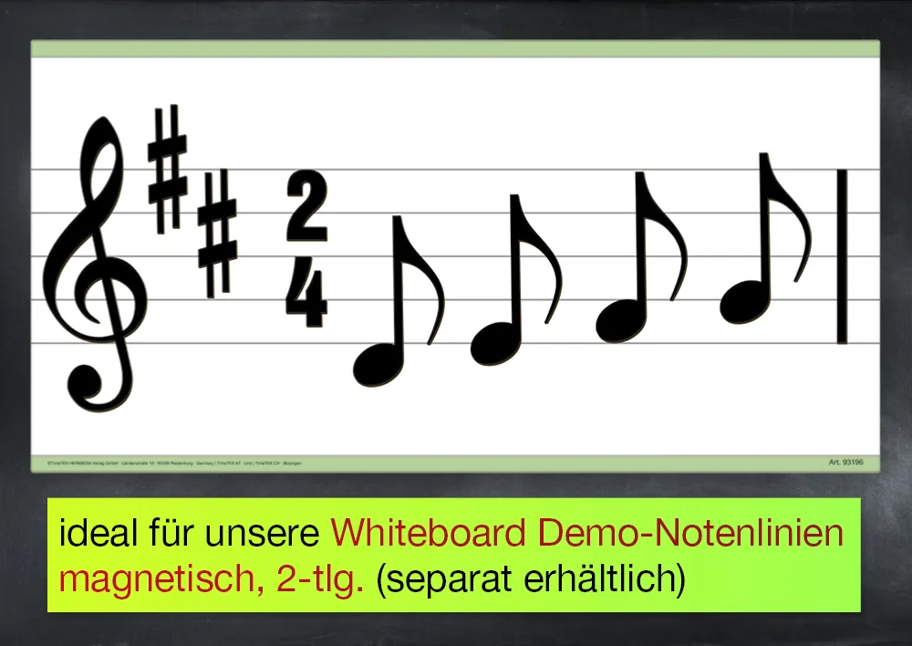 TimeTEX Basis-Notensatz XL, magnetisch, 369-tlg.