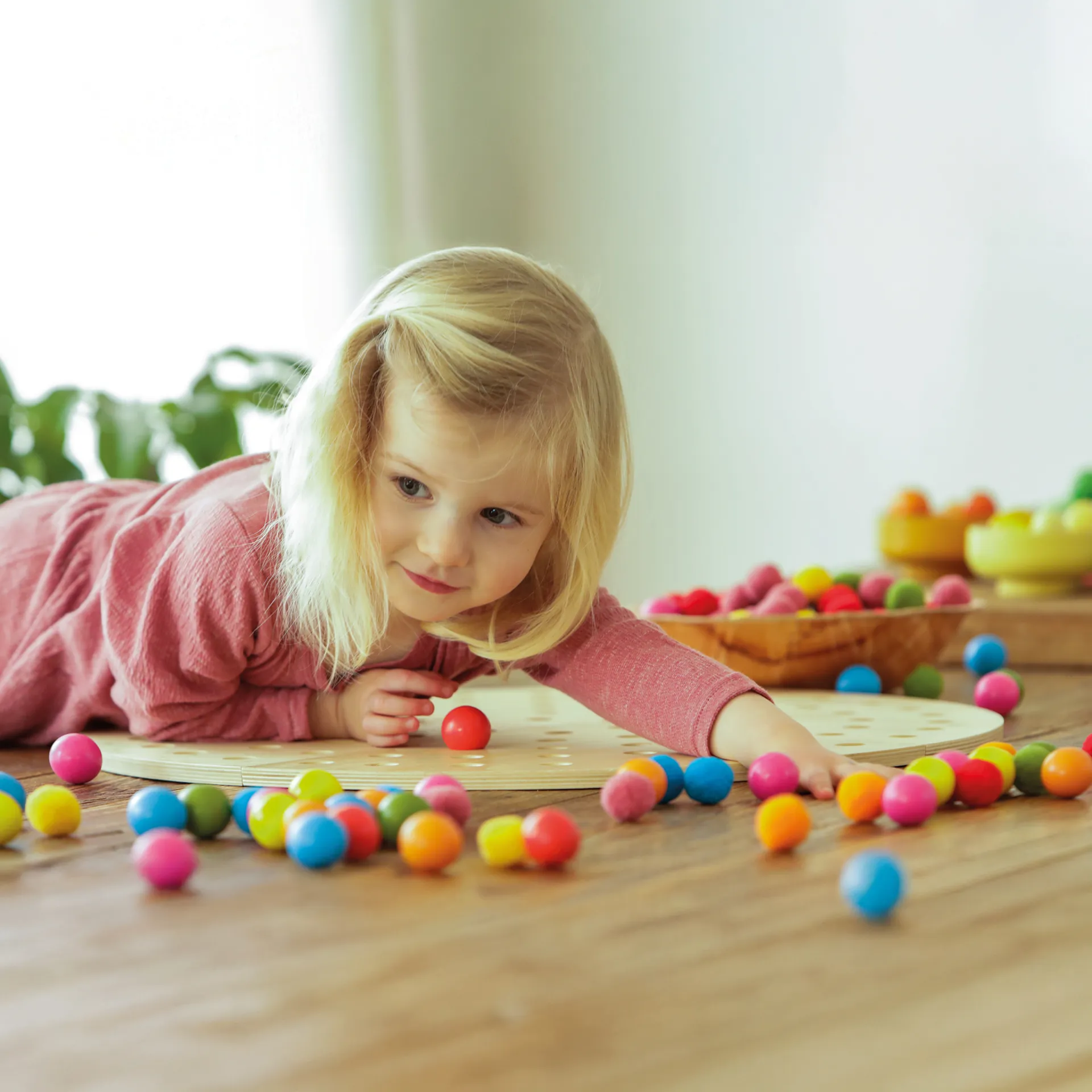 Legespiel "Regenbogen-Legekreis", 184-tlg.