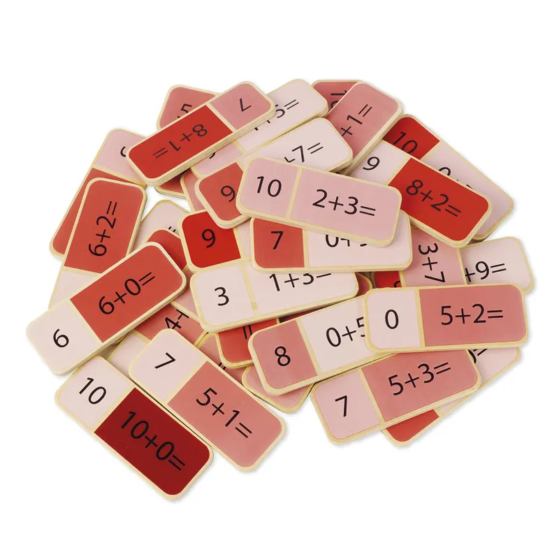 Mathematik-Domino "Additionsaufgaben", 66-tlg. im Stoffbeutel