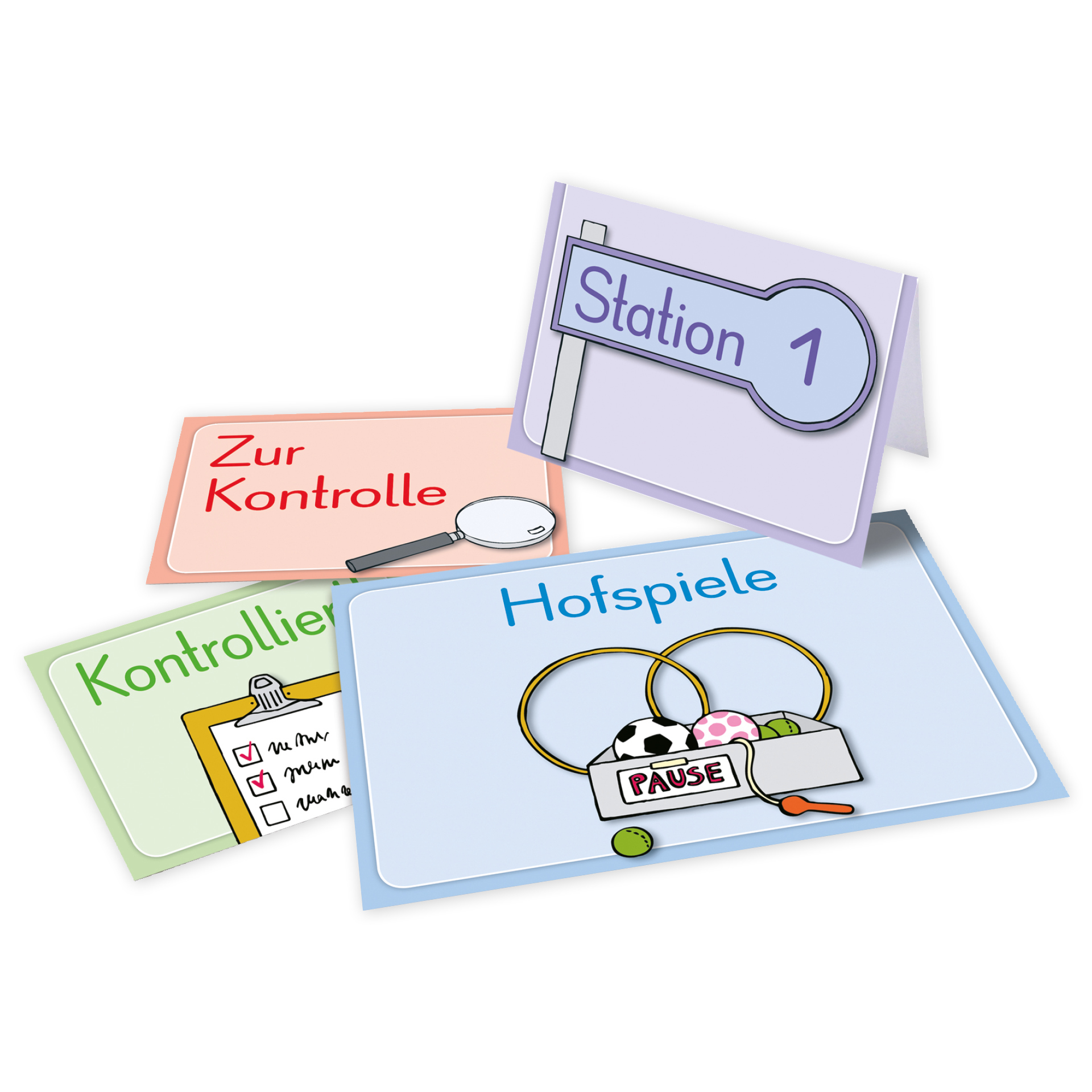 TimeTEX Bildkarten/Schilder "Mein Klassenraum perfekt organisiert", 160-tlg.