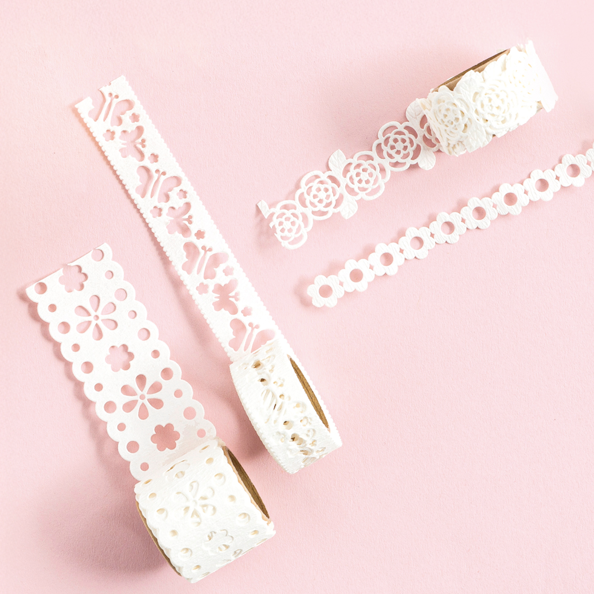 TimeTEX Papierspitze selbstklebend, 4 Rollen à 1 m