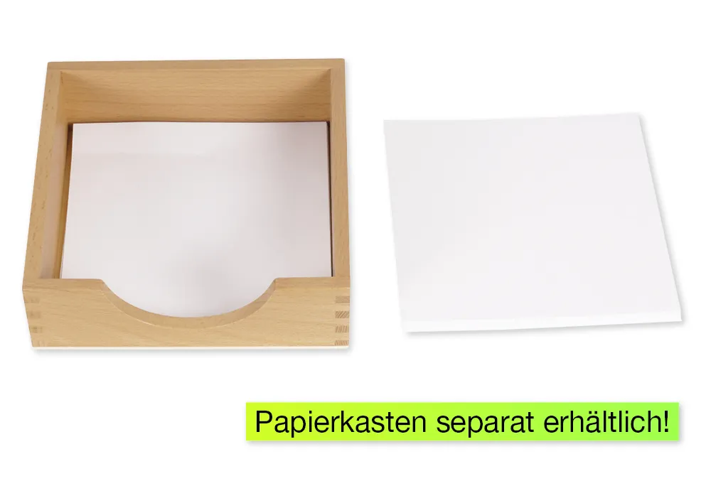 TimeTEX Einsatzfigurenpapier, 14 x 14 cm, 100 Seiten "Montessori Premium"