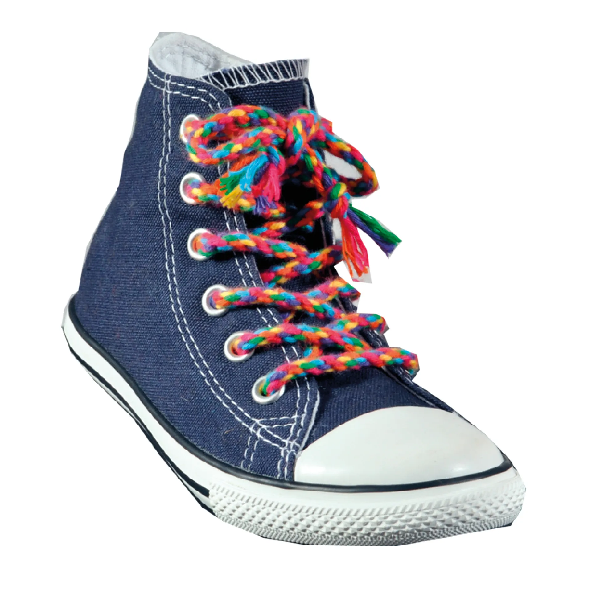 Knüpfstern aus Holz, ca. 8,5 cm ø