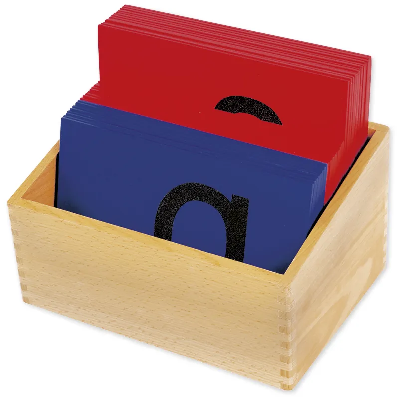 TimeTEX Sandpapier Kleinbuchstaben "Montessori Premium"