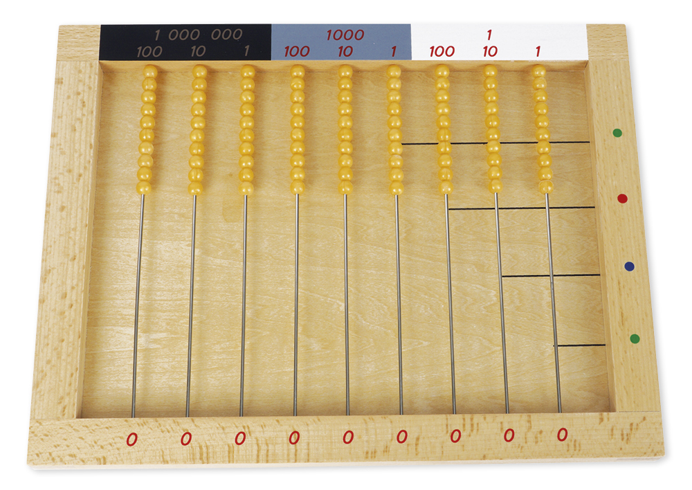 TimeTEX liggende beregningsramme "Montessori Premium"