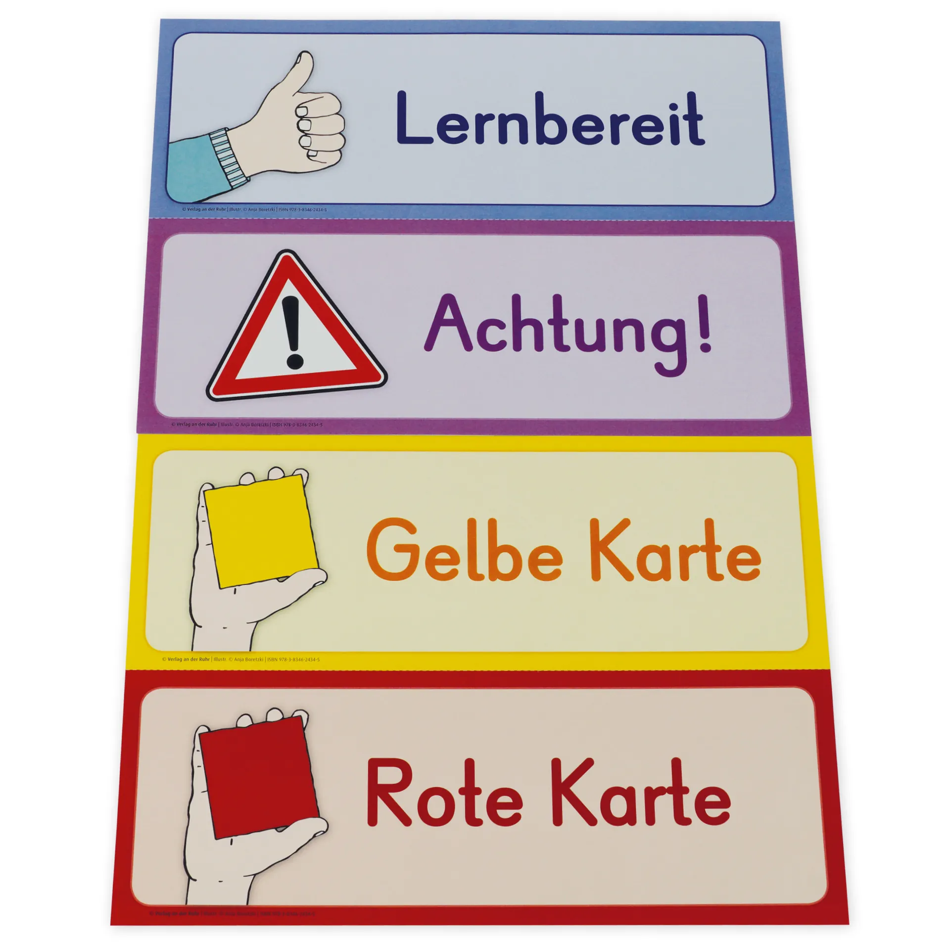 Bildkarten/Schilder "Mein Klassenraum perfekt organisiert", 160-tlg.