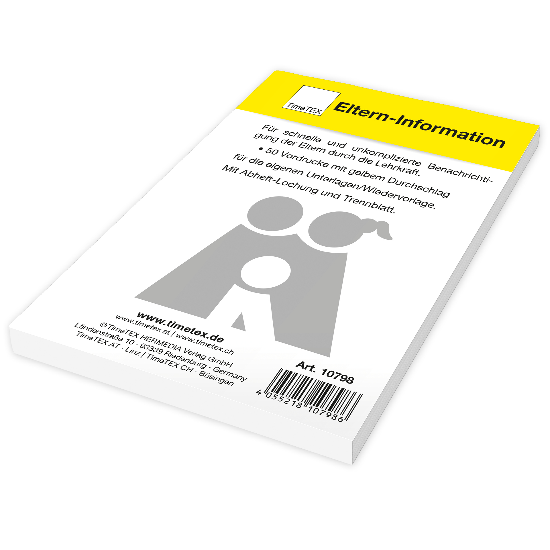 Block Eltern-Informationen A6, 50 Blatt mit Durchschlag