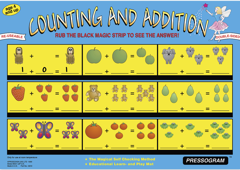 TimeTEX magic board "Mathematics" Engelsk aritmetisk magi