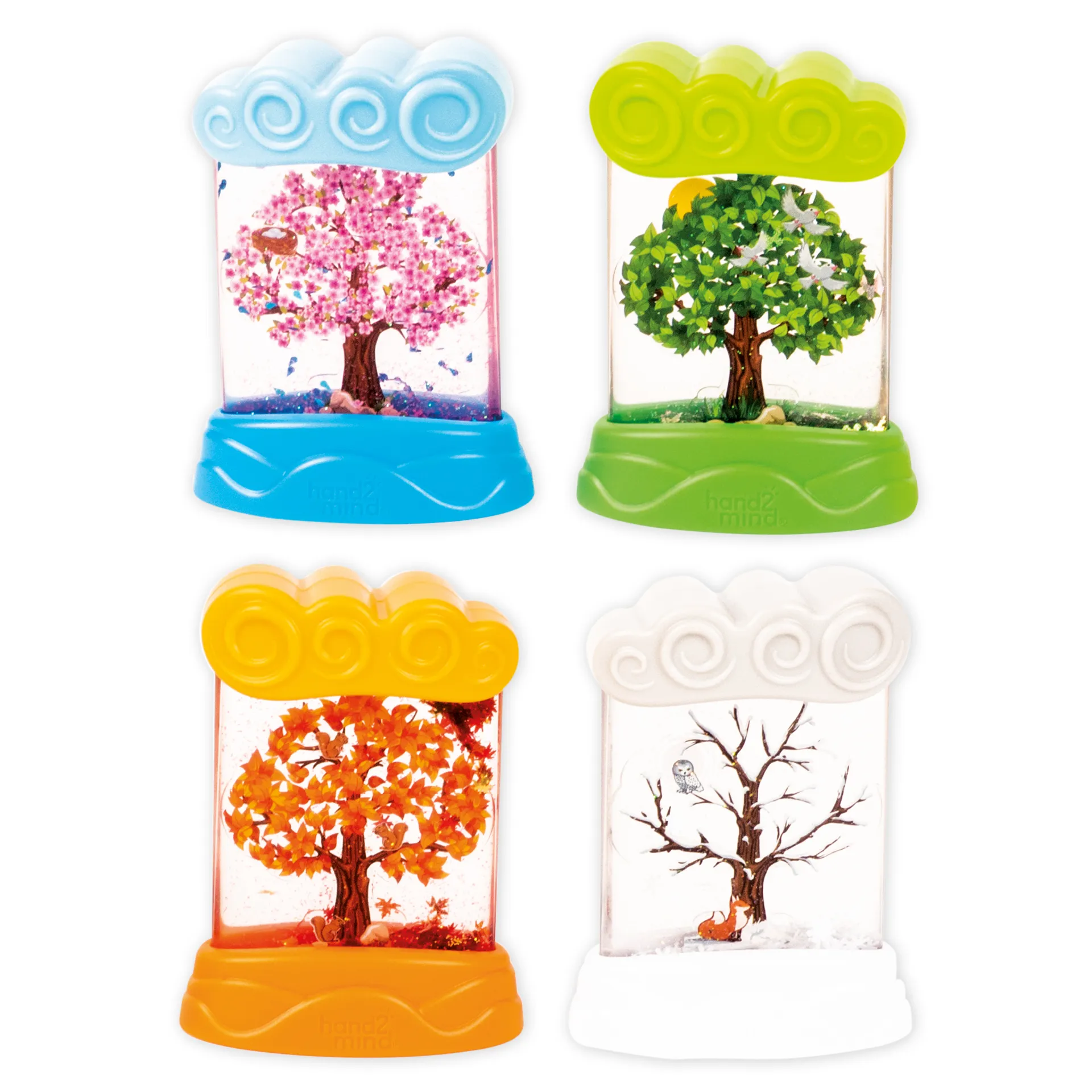 Stromová sněžítka, čtvero ročních období, 4 ks.