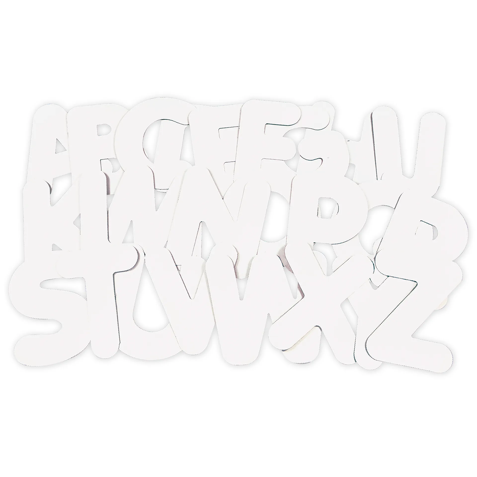 Buchstaben aus Karton, 26 Stück