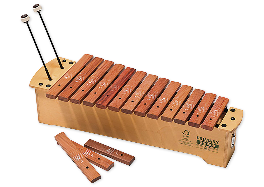 TimeTEX SONOR Xylophon, Sopran c2-a3 + fis2, b2, fis3, mit Notenaufdruck, SXP 1.1 DE aus Smart Serie