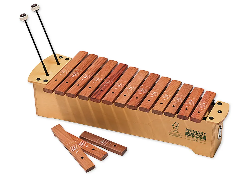 SONOR Xylophon, Sopran c2-a3 + fis2, b2, fis3, mit Notenaufdruck, SXP 1.1 DE aus Smart Serie