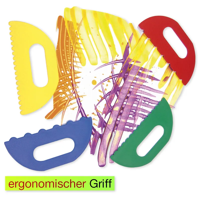 Musterschaber, 4-tlg.