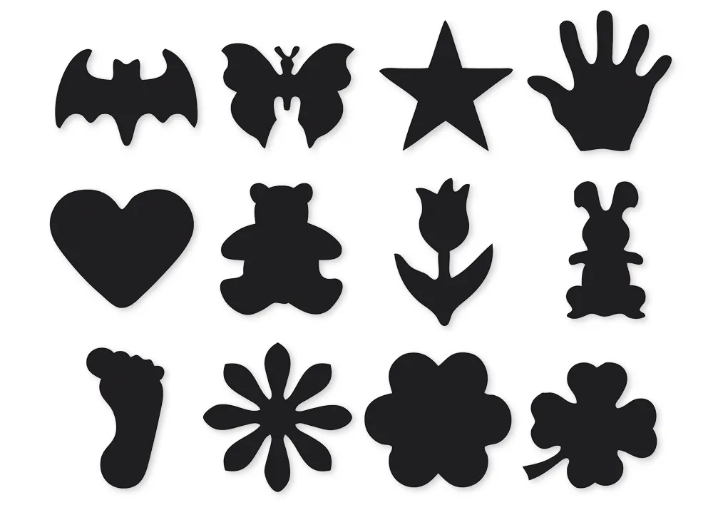 Motiv-Stanzer 2,5 cm, 12-tlg.