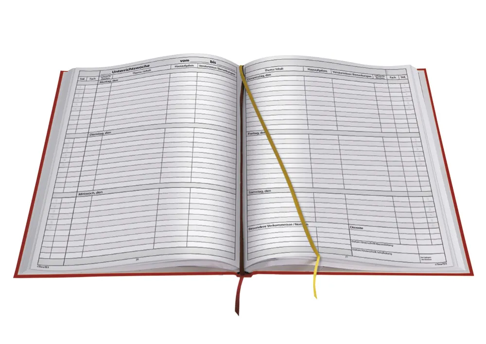 TimeTEX Klassenbuch A4-Plus, Sekundarstufe + Grundschule