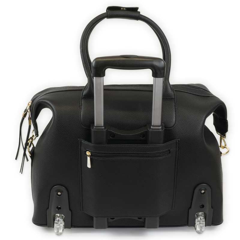TimeTEX Handtaschen-Trolley "Bella", schwarz-gold