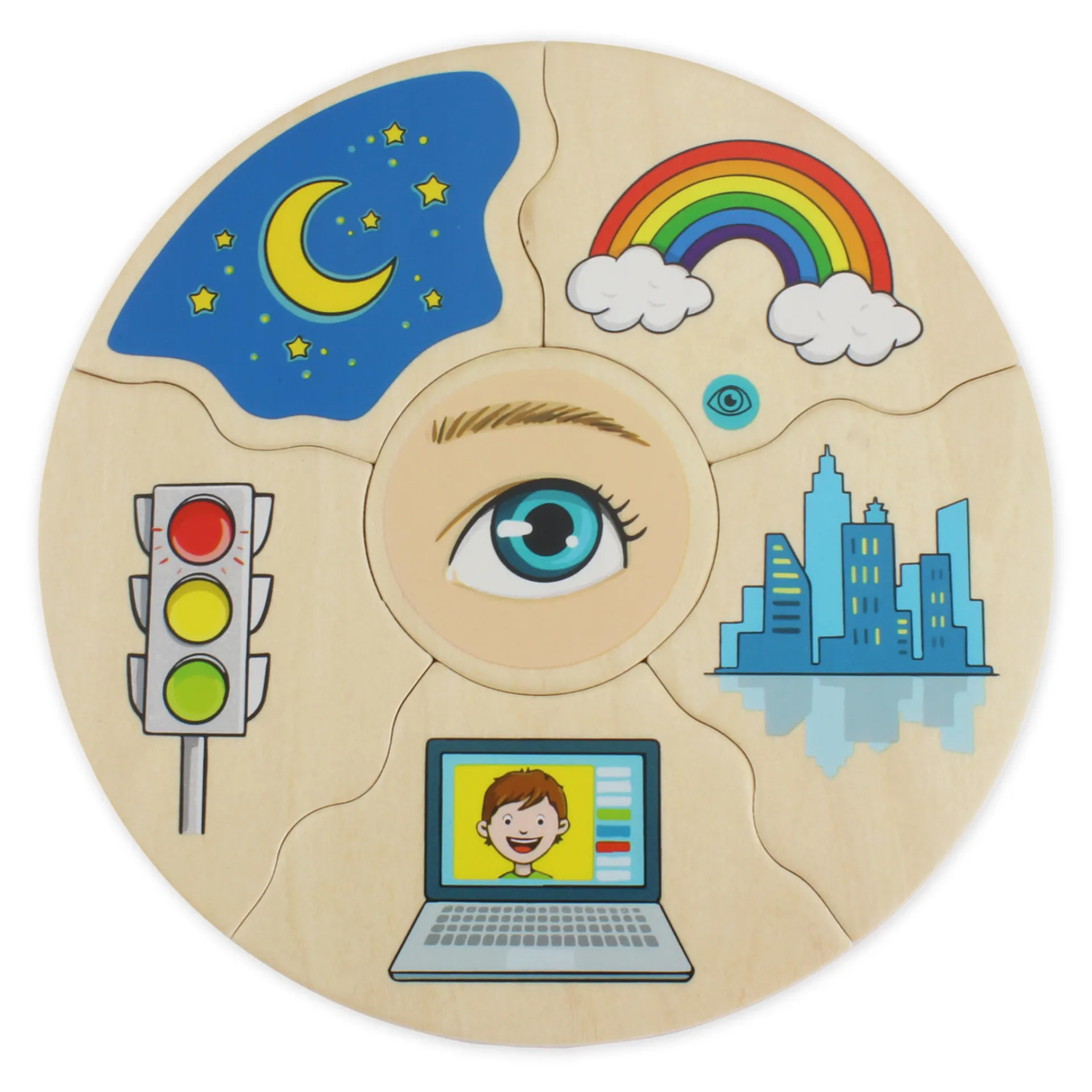 beleduc Puzzle Humanico "5 Sinne", 30-tlg.