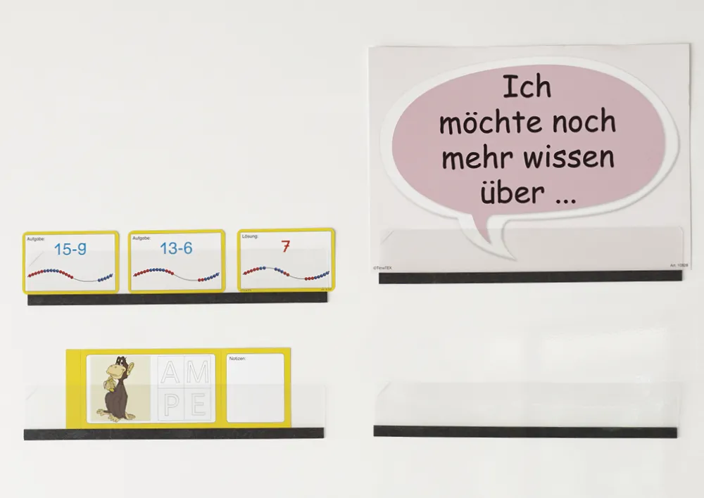 TimeTEX Magnet-Sichtstreifen, 5-tlg.