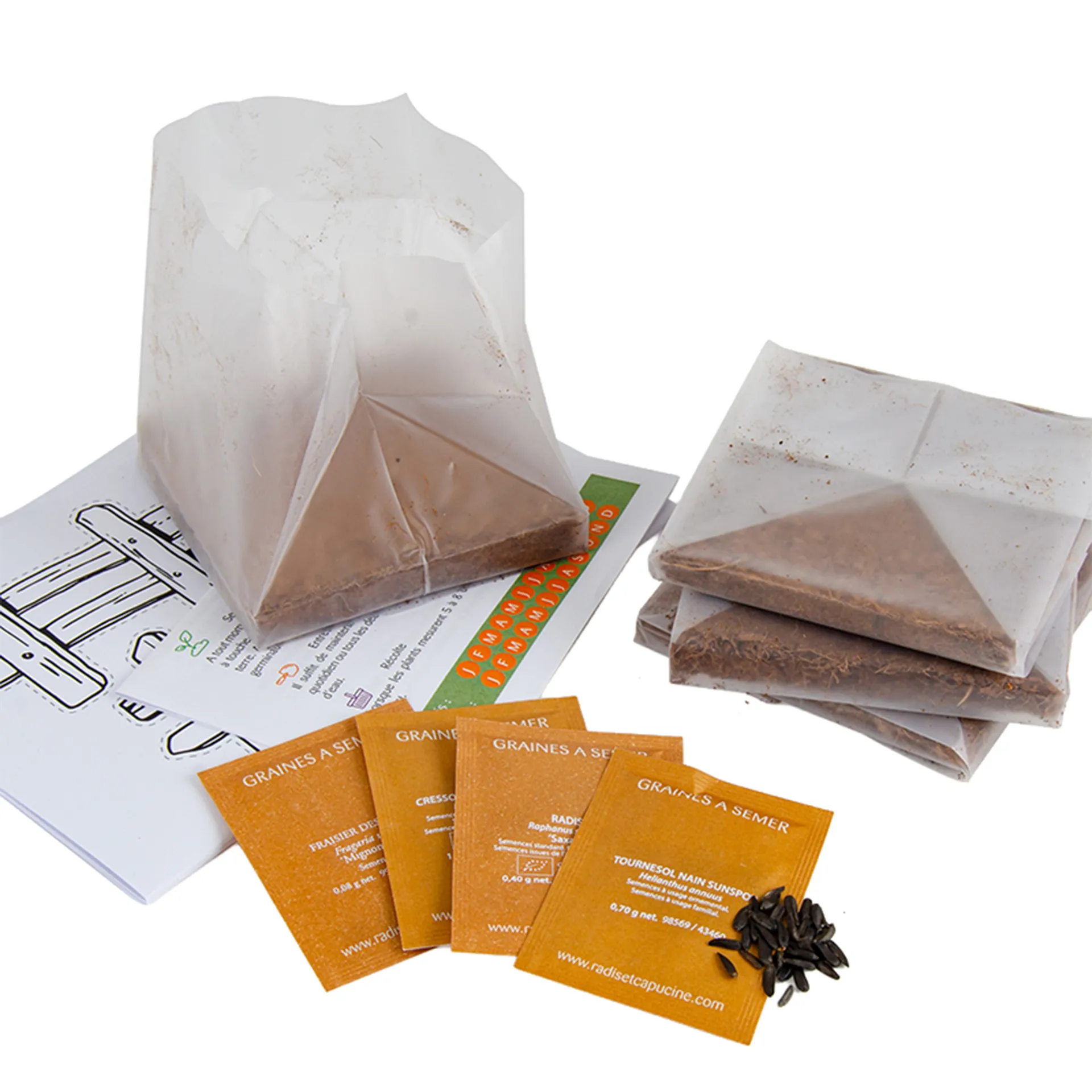 Experimentier-Set "Taschen-Pflanzset", 14-tlg.