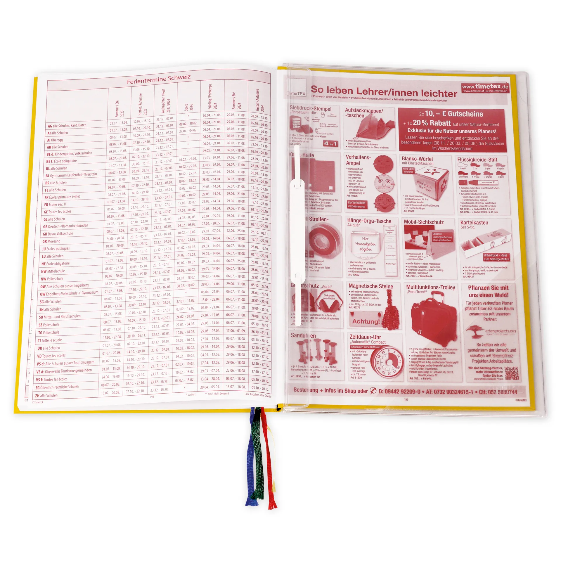 Aufsteck-Tasche für Schulplaner A4-Plus