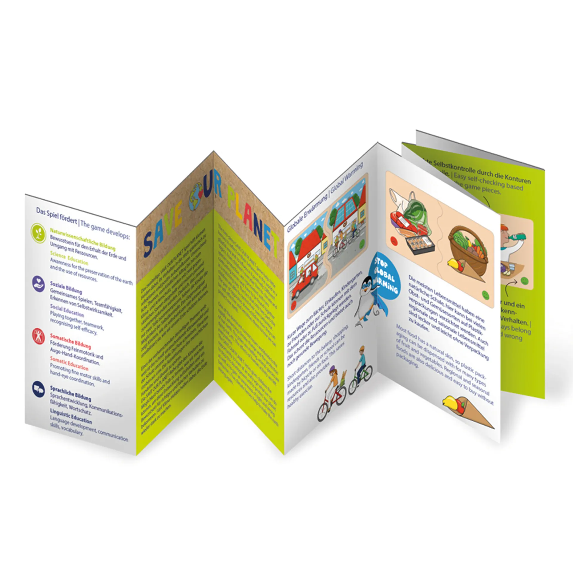 Educatief spel "Wat kan ik doen voor het milieu?", 22-delig