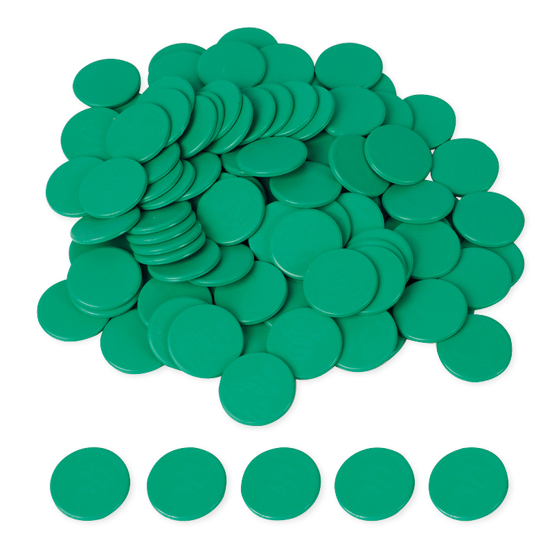 Fiches van RE-Plastic, ondoorzichtig, 100 stuks