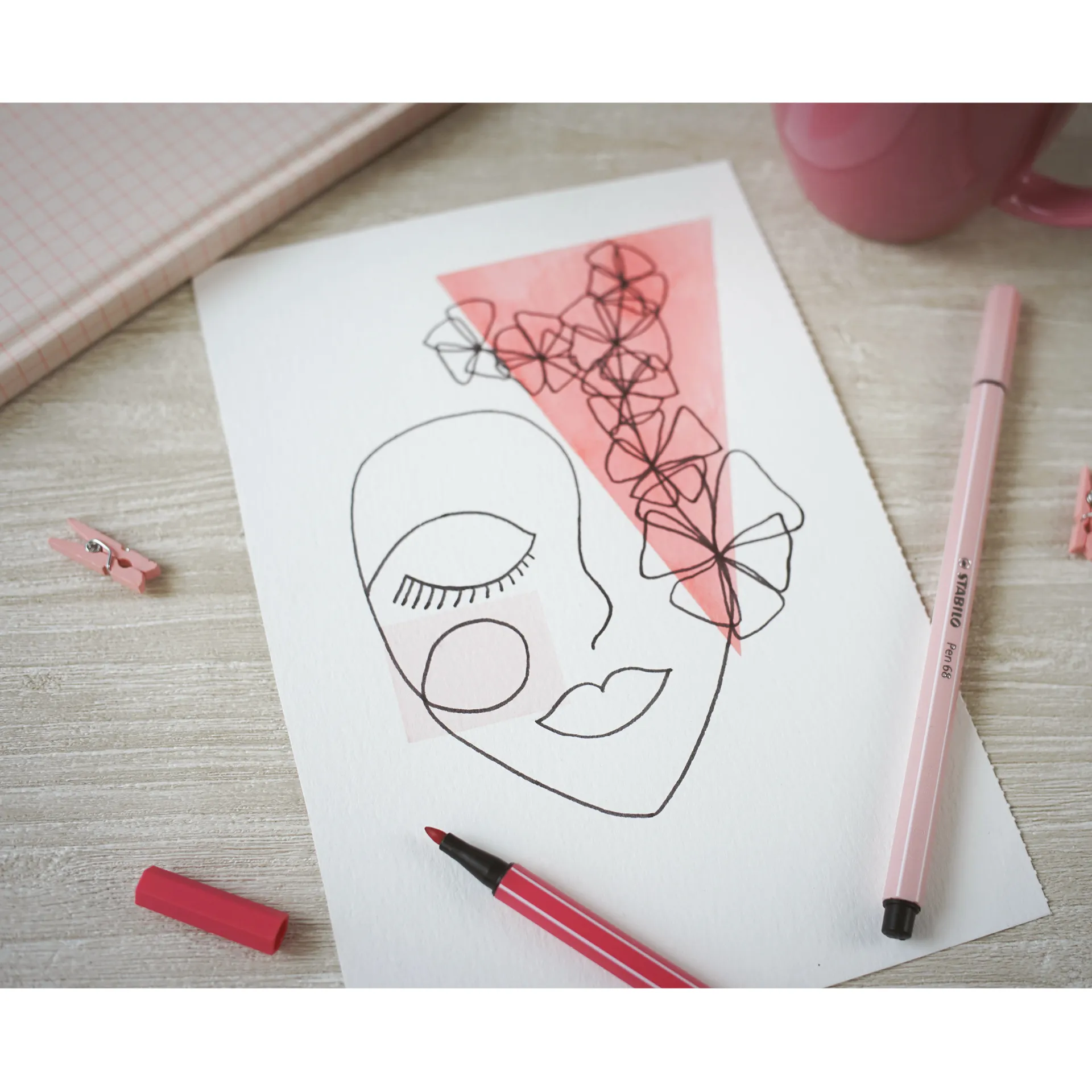 Stabilo Pen 68 Filzstifte, 10-tlg.