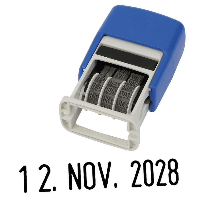 Hagemann Datums-Stempel "kompakt", selbstfärbend, schwarz