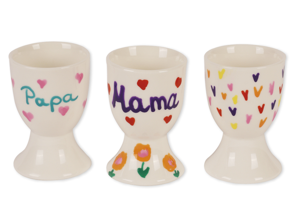 Glas- und Porzellanmaler deckend, Strichstärke 2-4 mm, 10 Stück