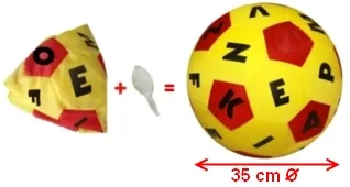 Lernspiel-Ball "Pello" - ABC