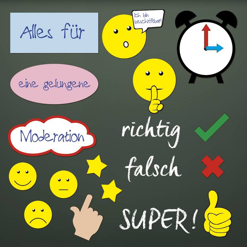 Outils magnétiques pour la classe, 64 pièces