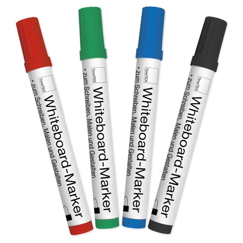 Hagemann TimeTEX Set Whiteboard-Marker, 4-tlg.
