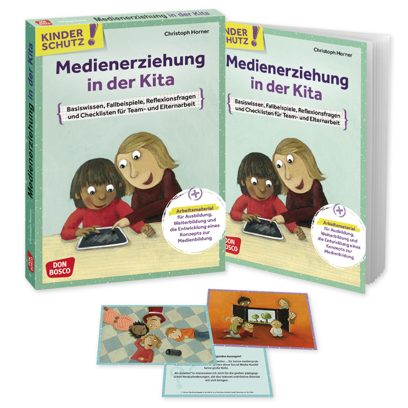 TimeTEX Buch "Medienerziehung in der Kita", 120 Seiten, inkl. 30 Bildkarten