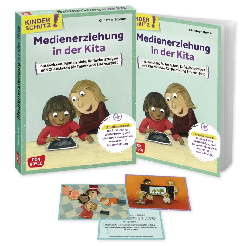 Buch "Medienerziehung in der Kita", 120 Seiten, inkl. 30 Bildkarten