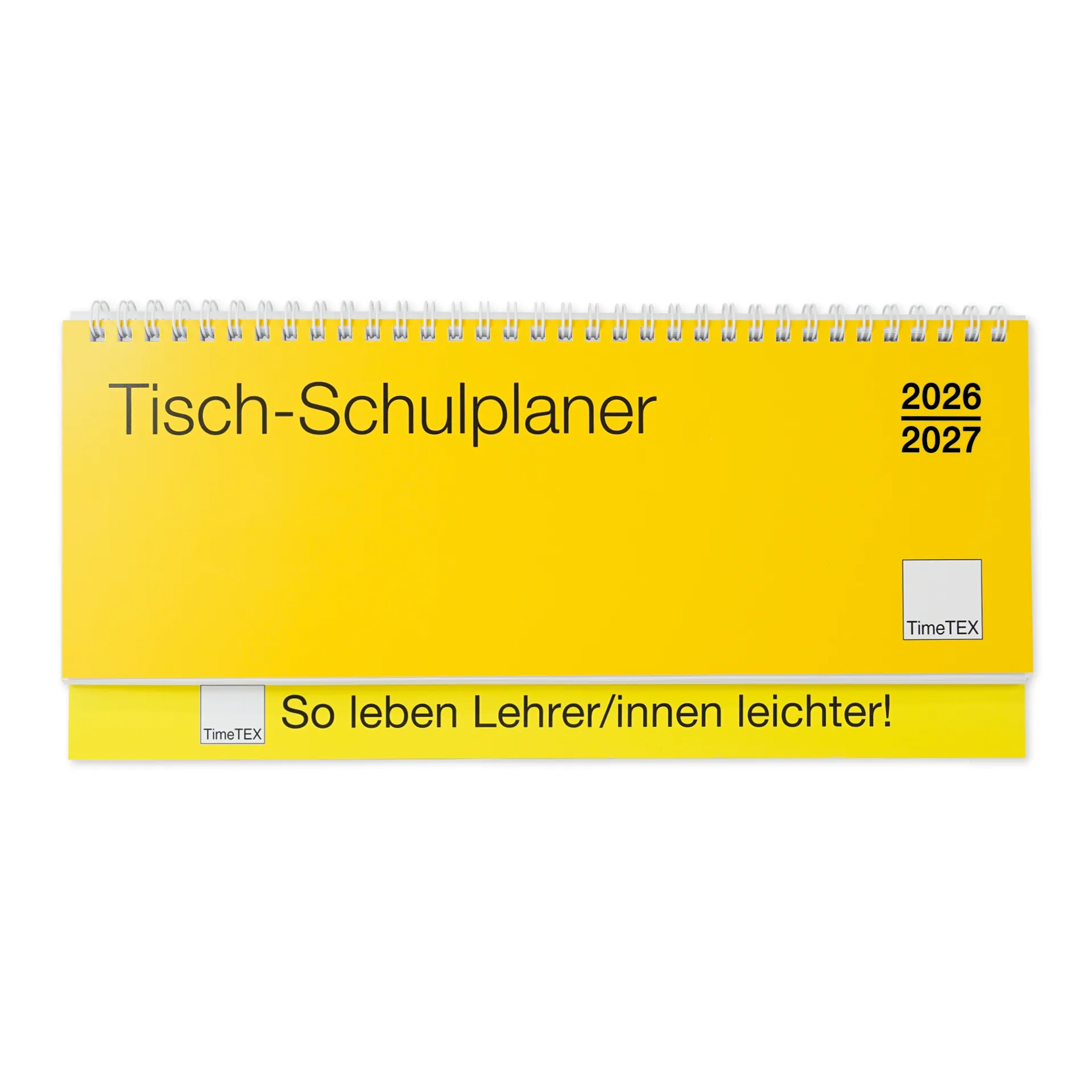 TimeTEX Tisch-Schulplaner 2026/2027, Querformat