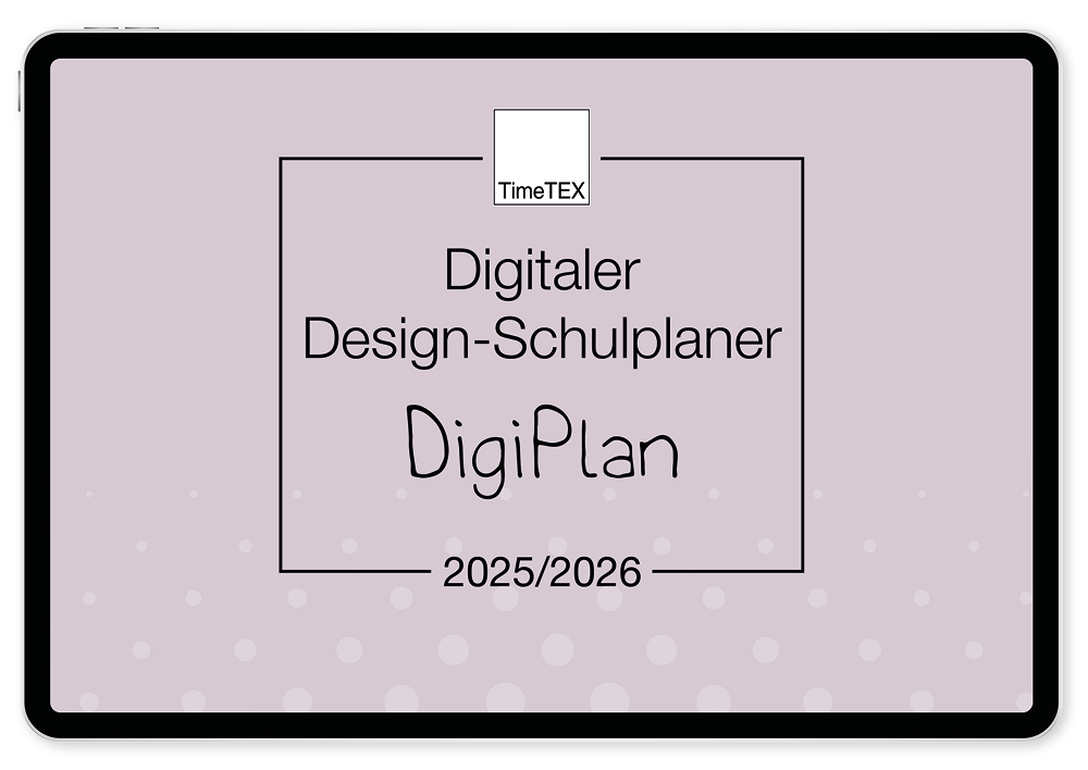 TimeTEX Digitaler Design-Schulplaner DigiPlan 2025/2026, malve