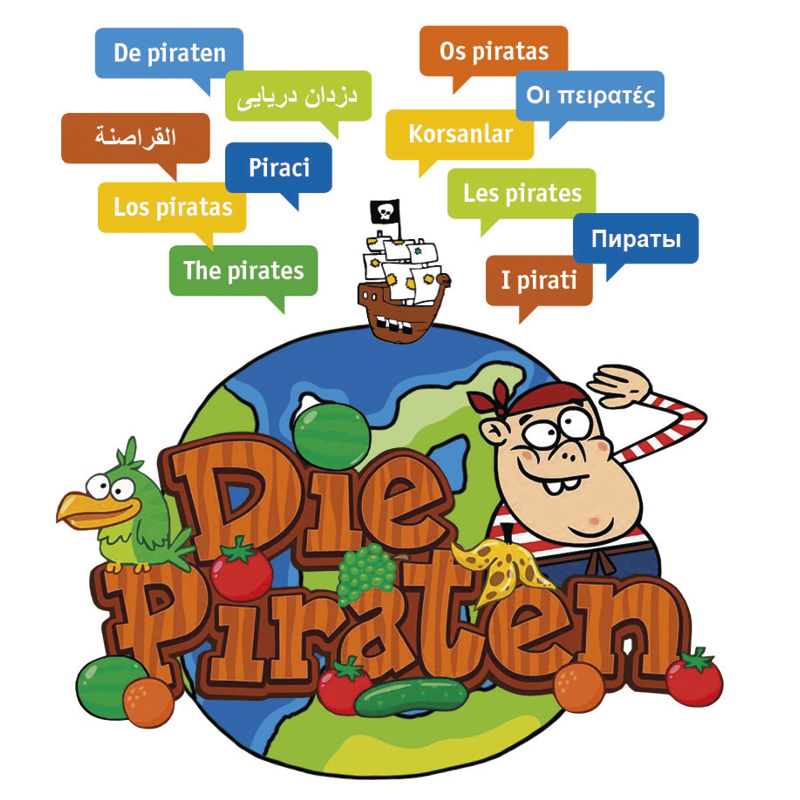 Buch "Die Piraten", 14 Seiten, Kniebuch mit Musik-CD
