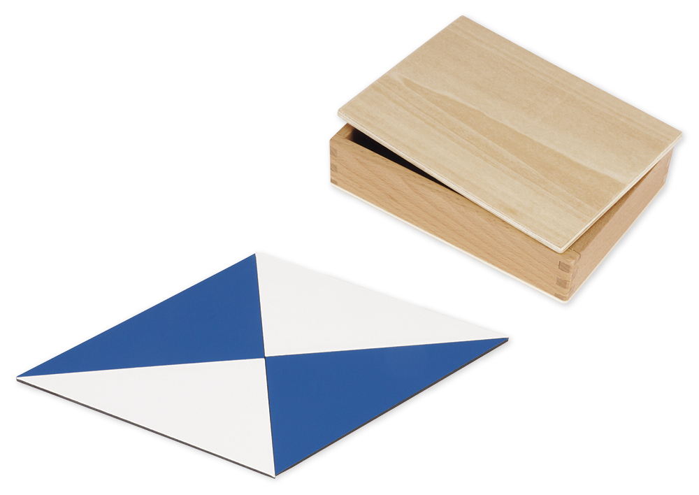 TimeTEX 12 blauwe driehoeken "Montessori Premium" TimeTEX 12 blauwe driehoeken "Montessori Premium"