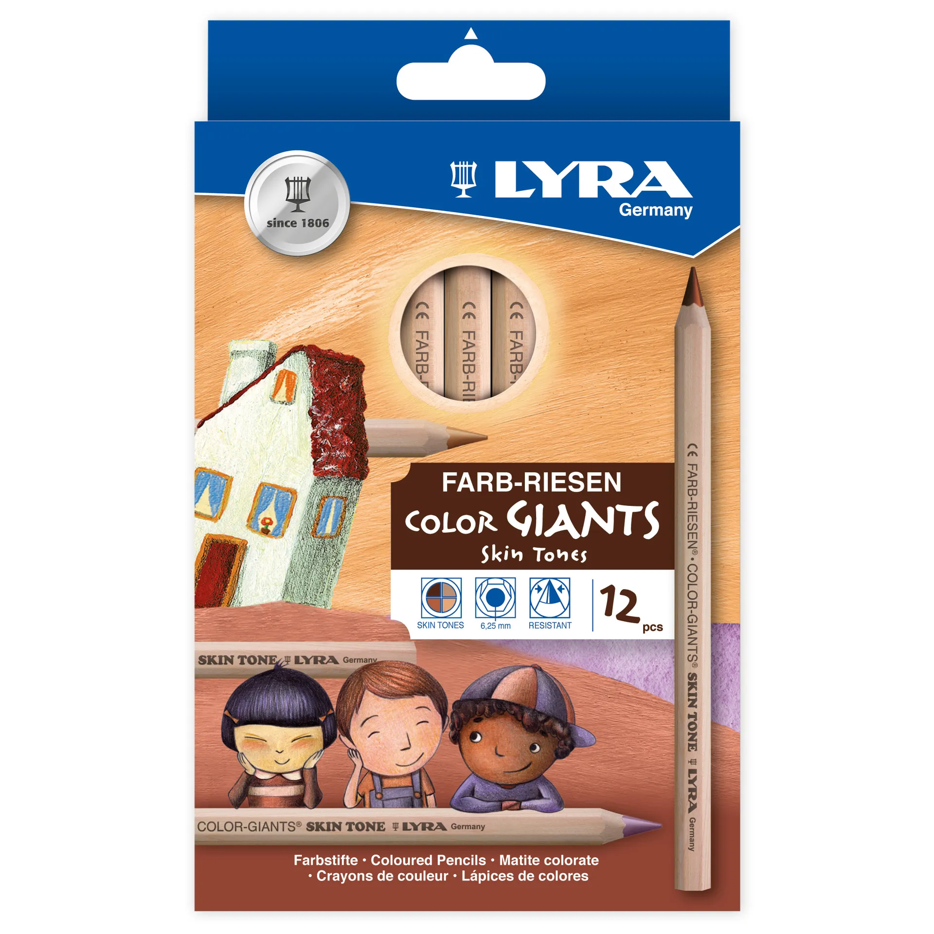 LYRA Farb-Riesen Color Giants, Skin Tones, 12-tlg.