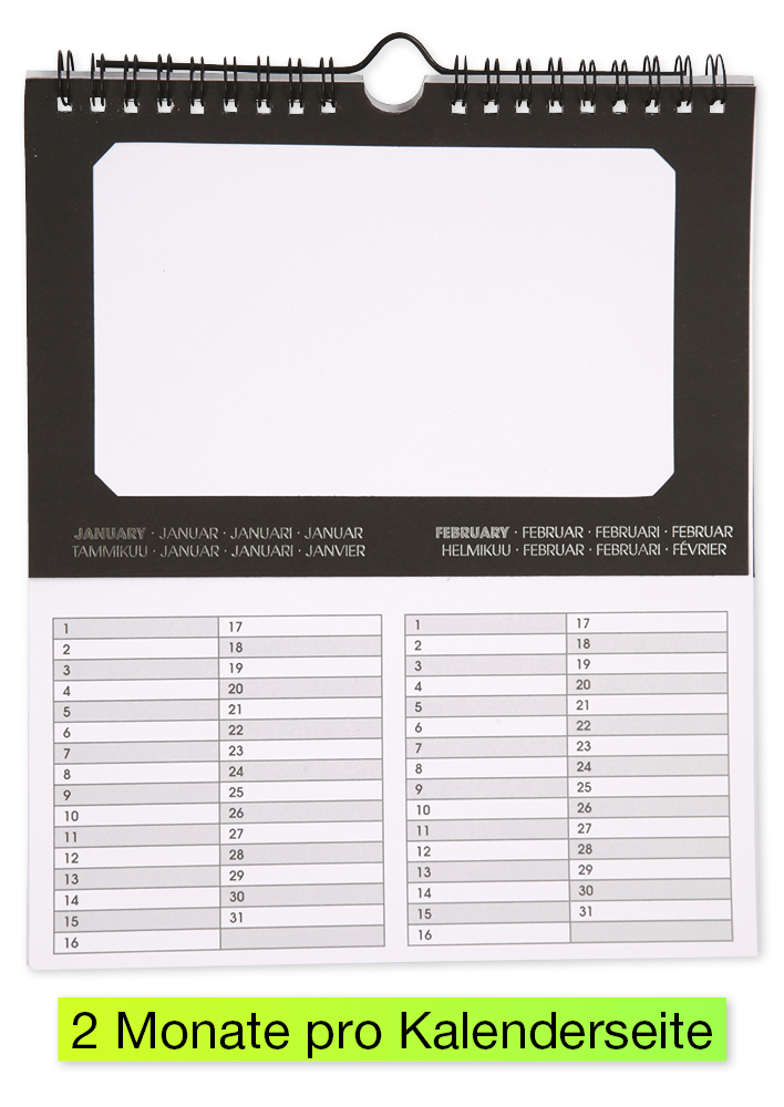Ewiger Kalender, 5 Stück