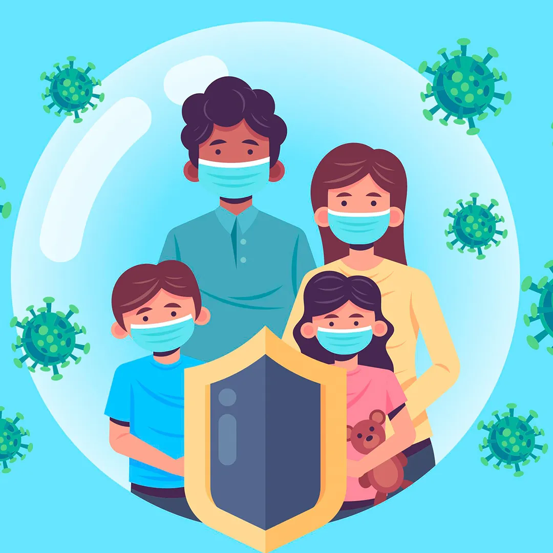 Experimentier-Box "Infektionsschutz", 81-tlg.