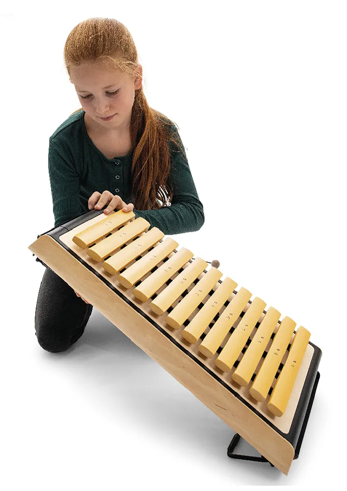 SONOR SMART Xylophon, Sopran c2-a3 + fis2, b2, fis3, mit Schlägel, zum Stapeln, SSX 100 DE